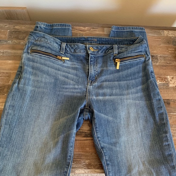 Michael Kors Denim - Micheal Kors denim gold embellished jeans Michael Kors Denim - Micheal Kors denim gold embellished jeans